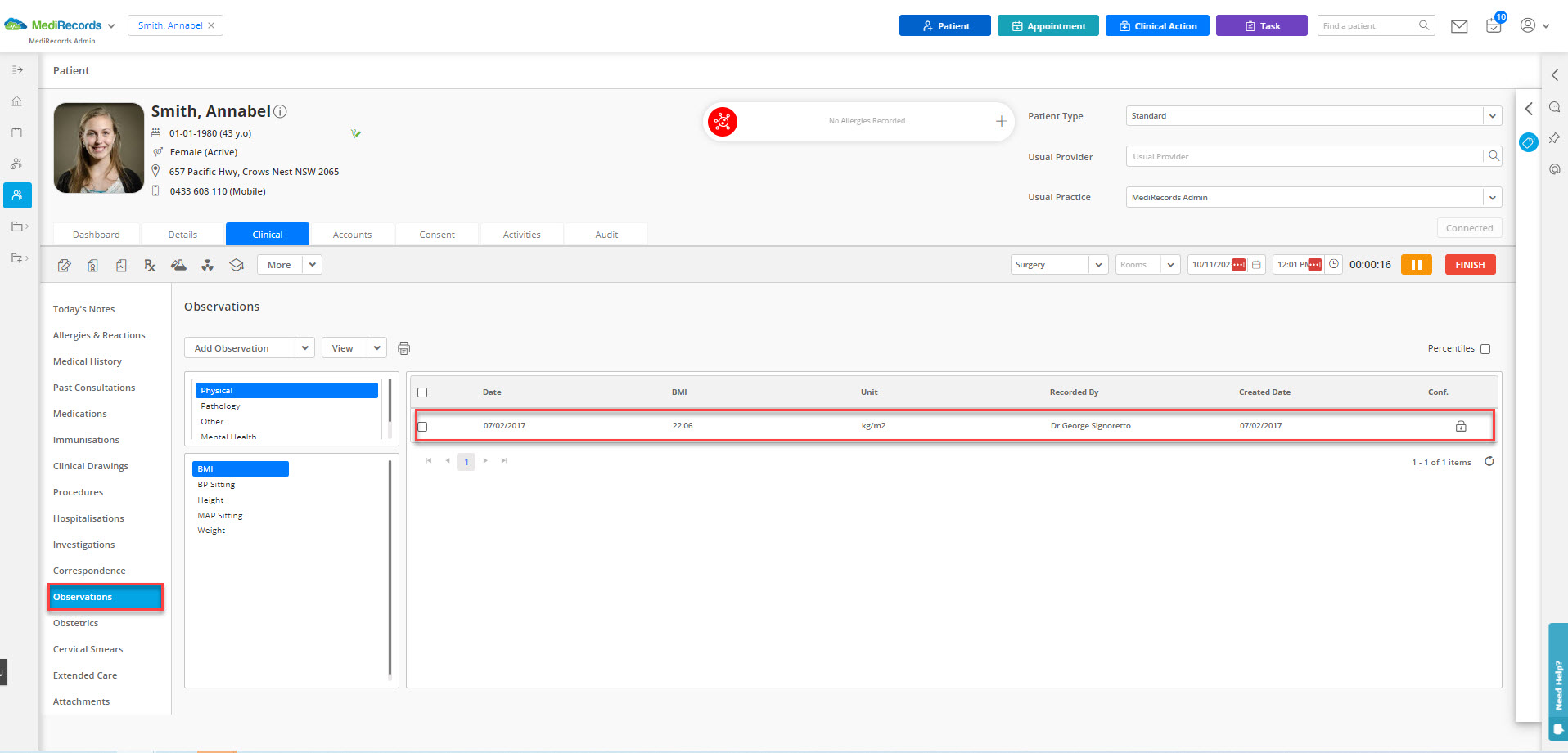 Observations & Vitals: Quick Guide – Knowledge Base