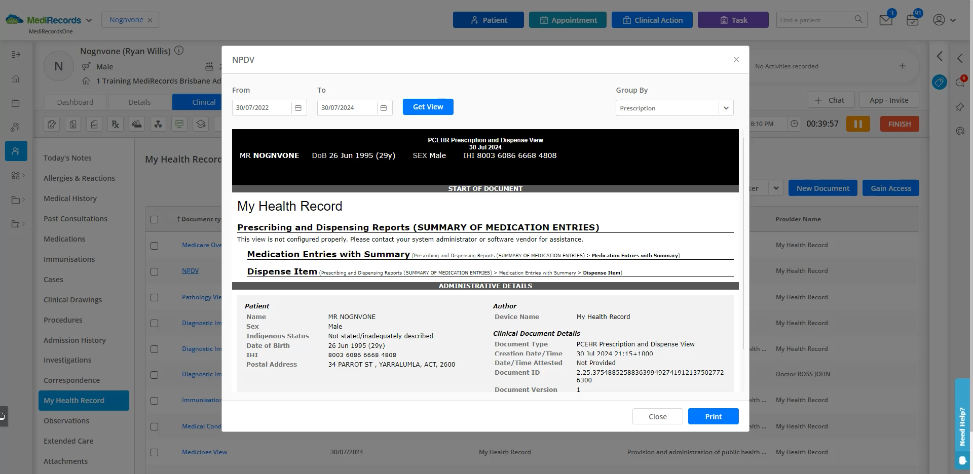 My Health Record (MHR): Quick Guide – Knowledge Base