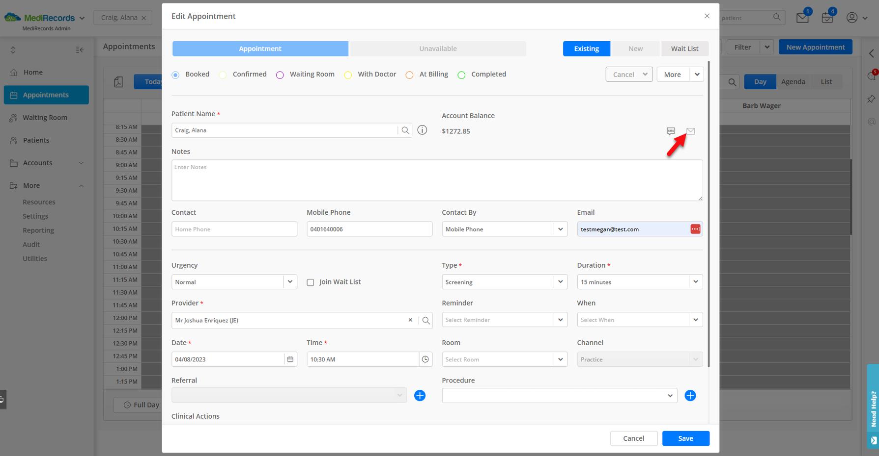Appointment Reminders & Confirmations - Email – Knowledge Base