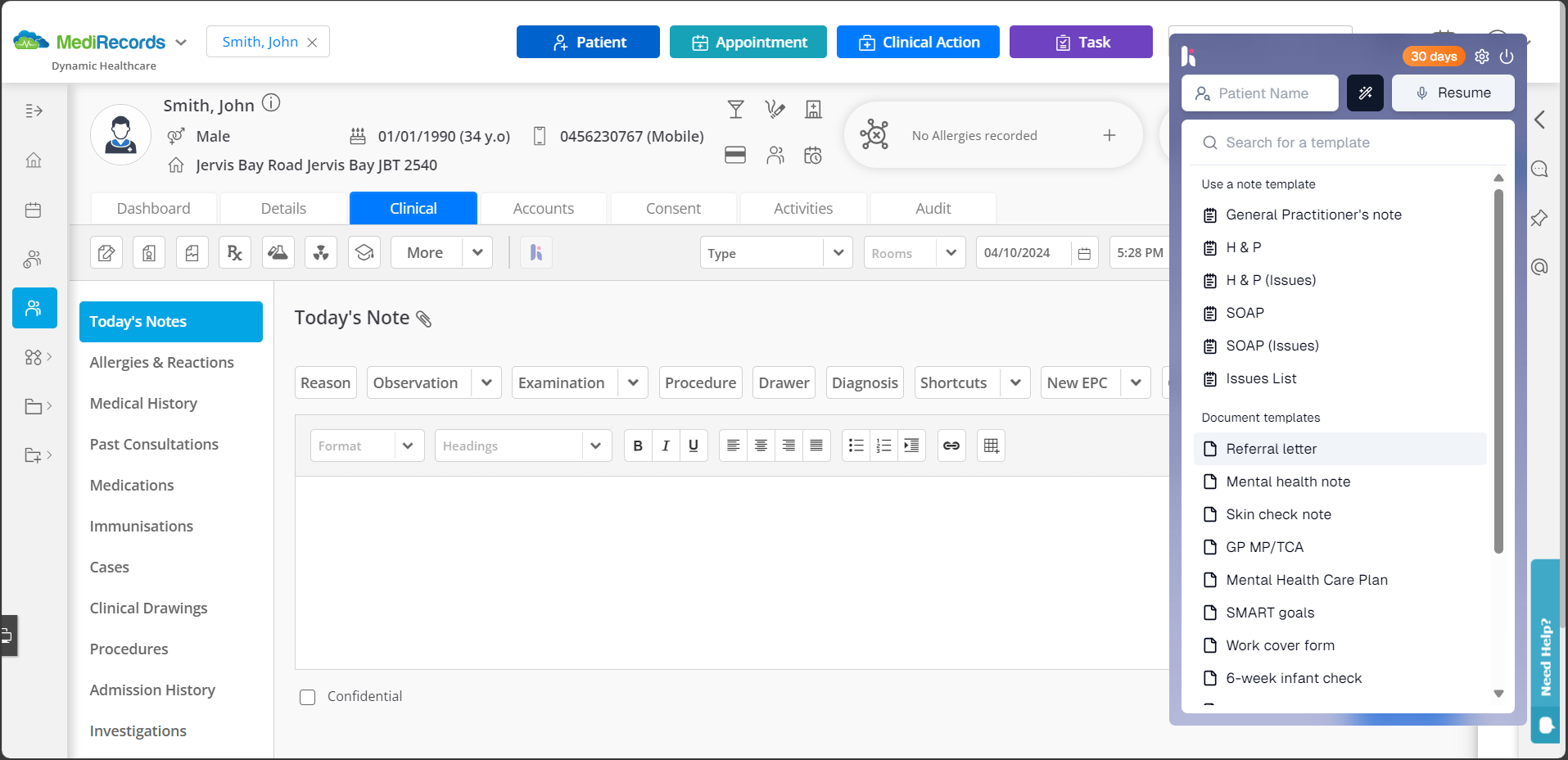 Heidi AI Scribe: Configuration & Quick Guide – Knowledge Base