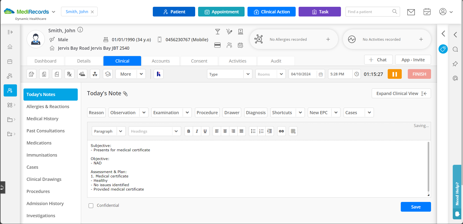 Heidi AI Scribe: Configuration & Quick Guide – Knowledge Base