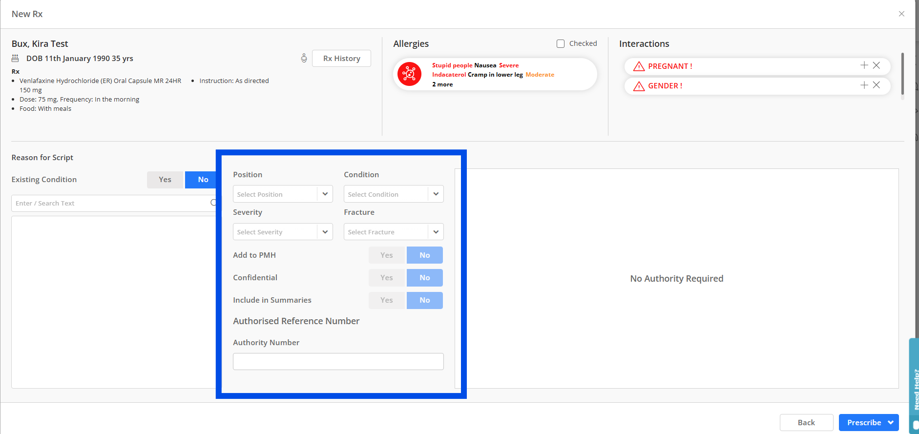 Writing Prescriptions: Quick Guide – Knowledge Base