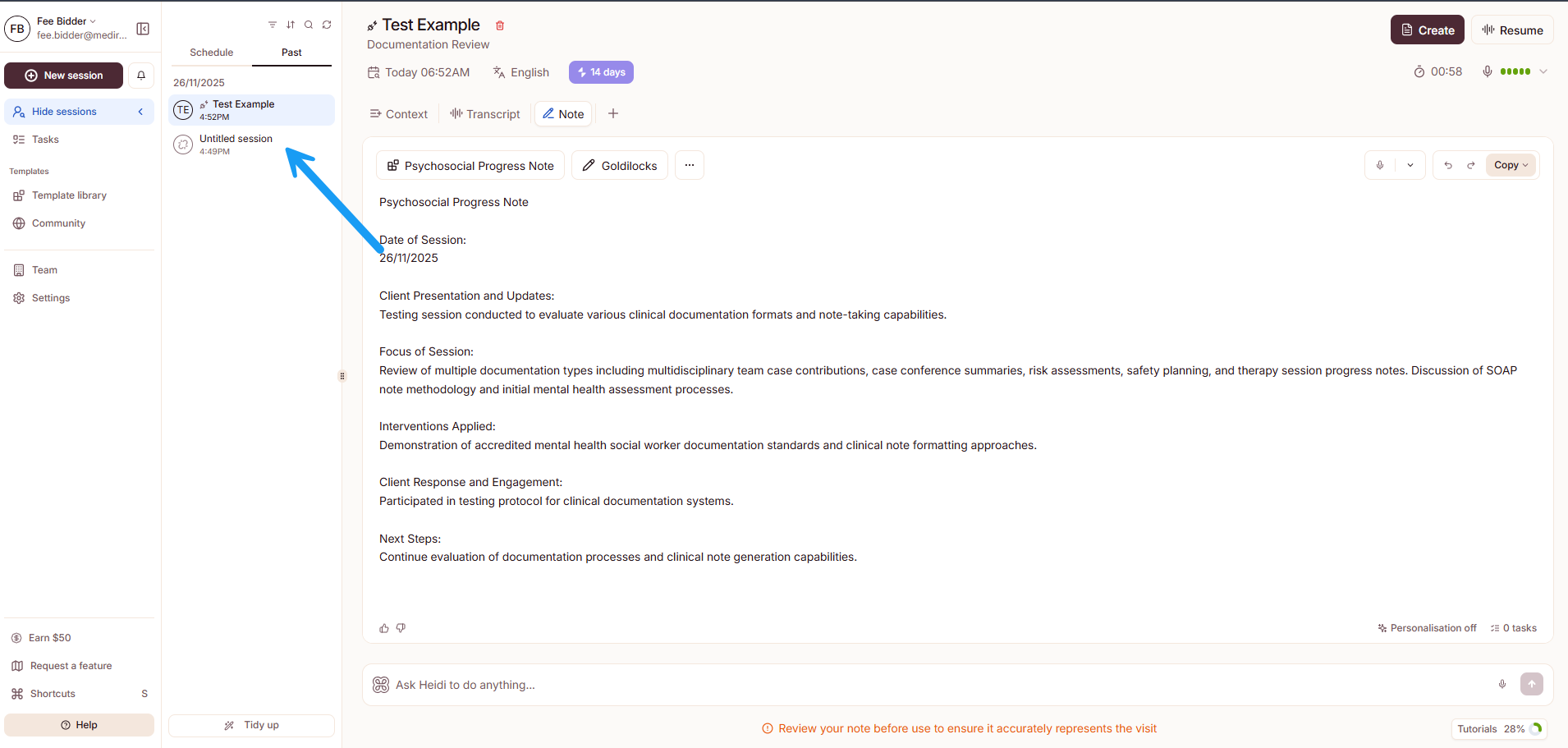 fortigate email test