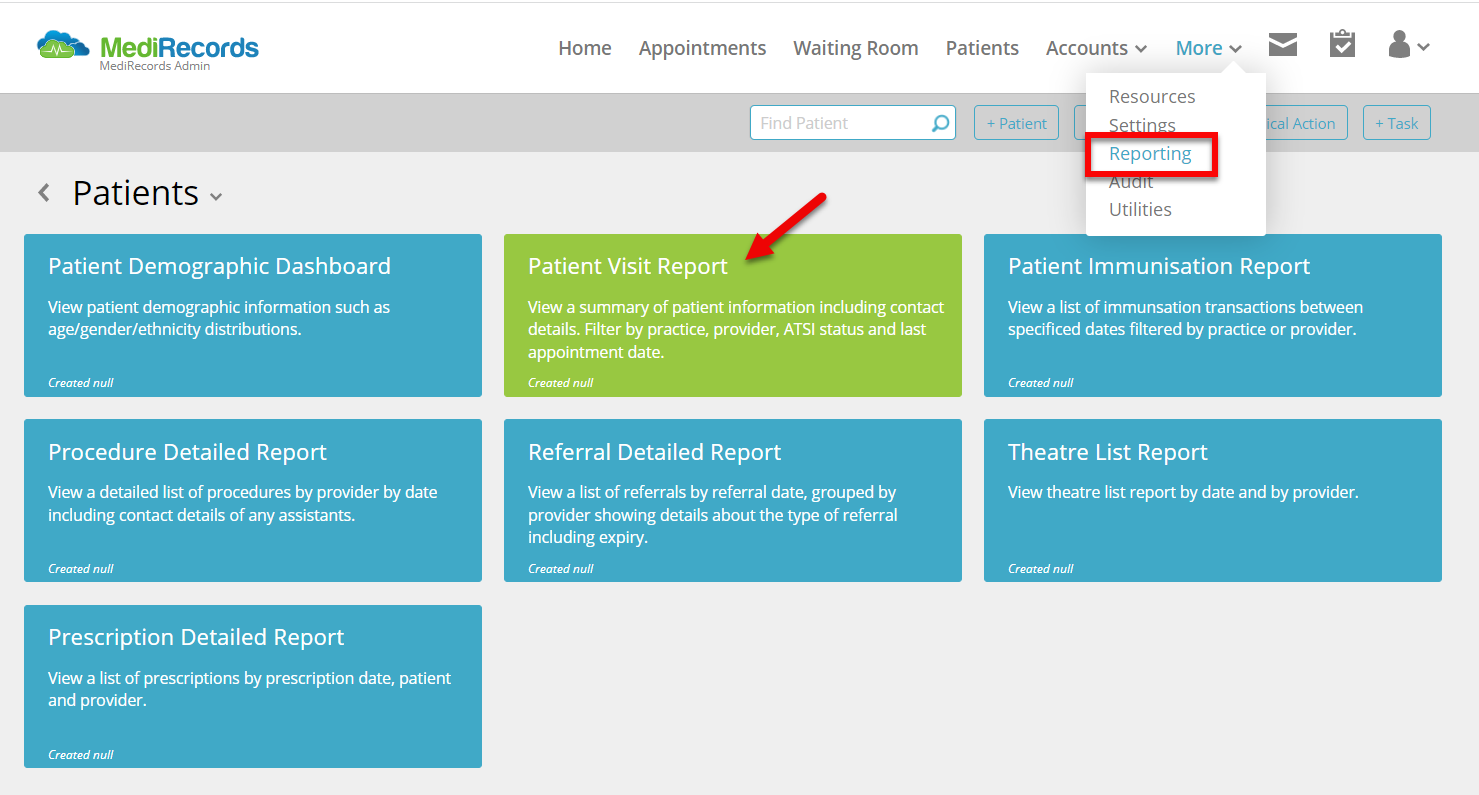 Patient Visit Report – MediRecords Knowledge Base