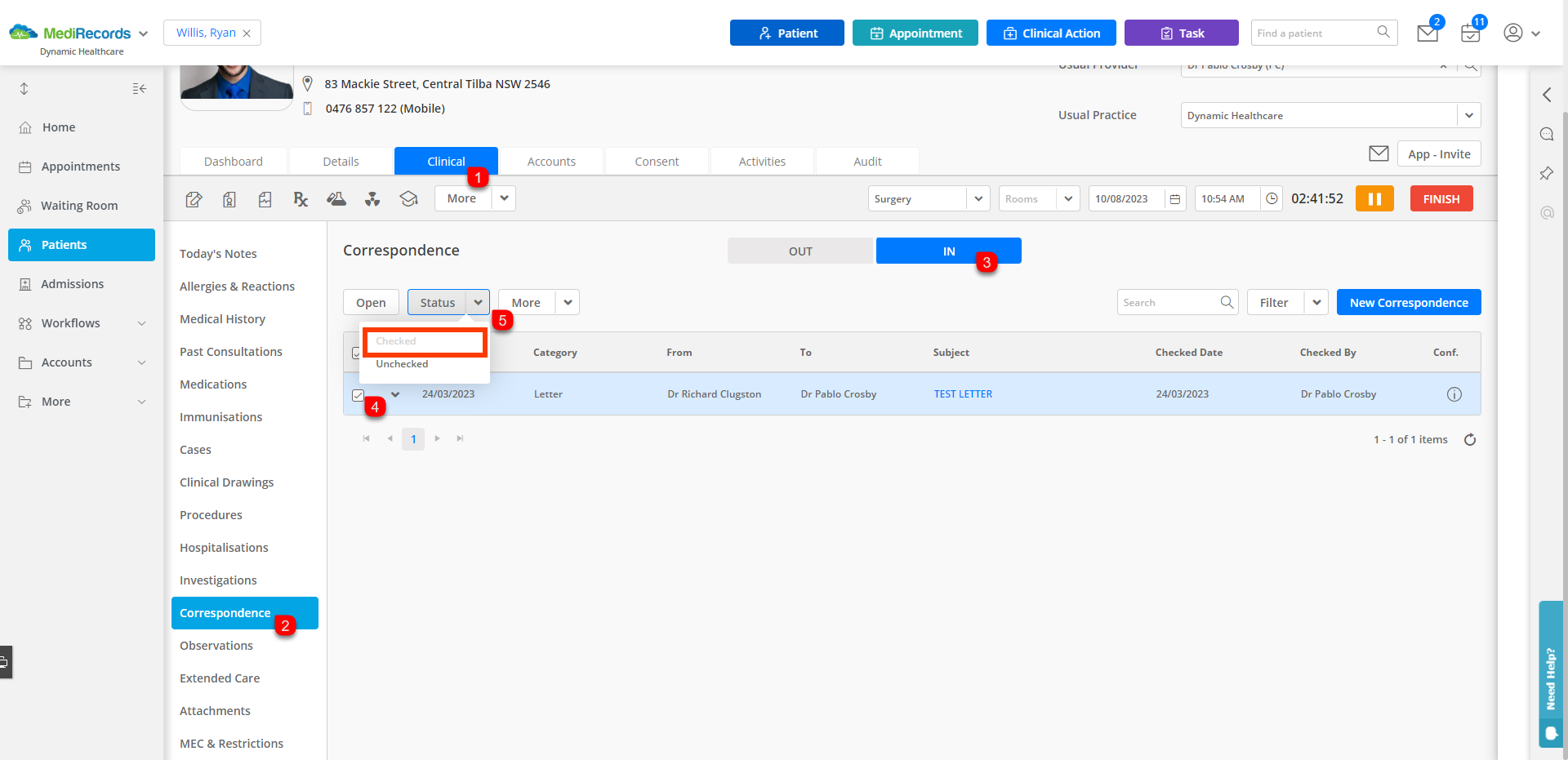 clinical corresp tickbox status checked.png