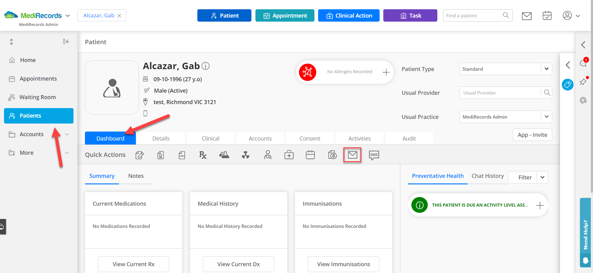 view message in patient dashboard.png