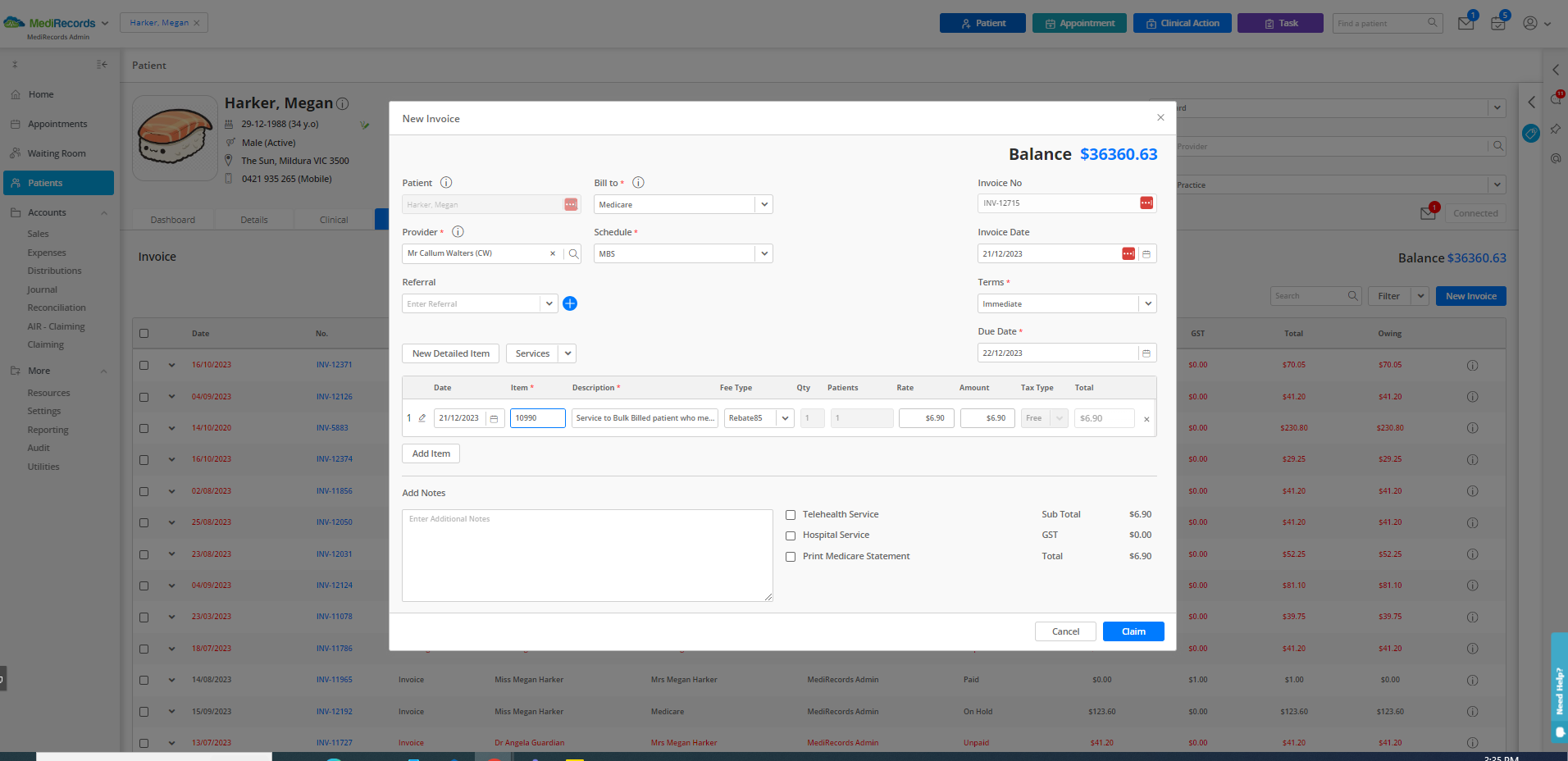 bulk-billing-incentives-when-invoicing-medirecords-knowledge-base